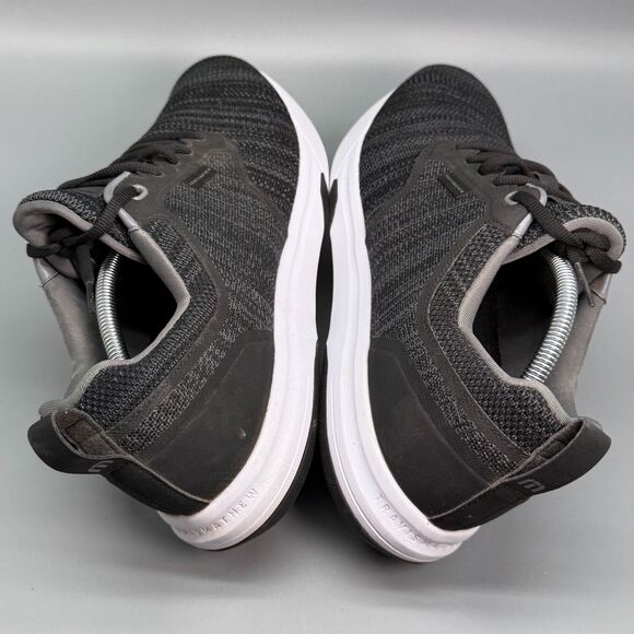 TravisMathew The Daily Pro Men's 13 Black Knit Hybrid Golf Shoes Arch Support - Picture 7 of 10